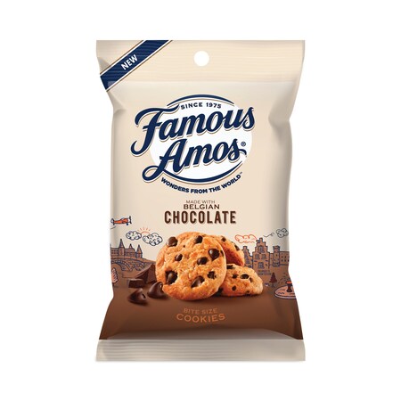 Famous Amos Famous Amos Cookies, Chocolate Chip, 2 oz Snack Pack, 8PK 7667798068